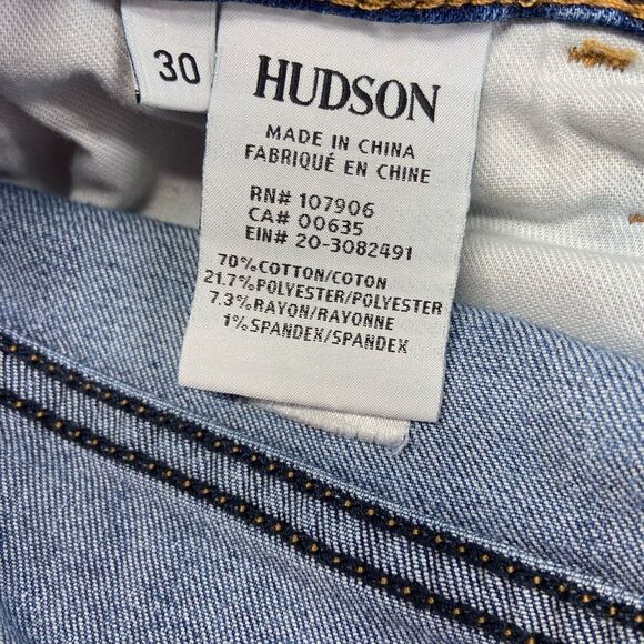 Hudson Sartor Men's Relaxed Distressed Skinny Jeans Size 30 - Picture 12 of 14